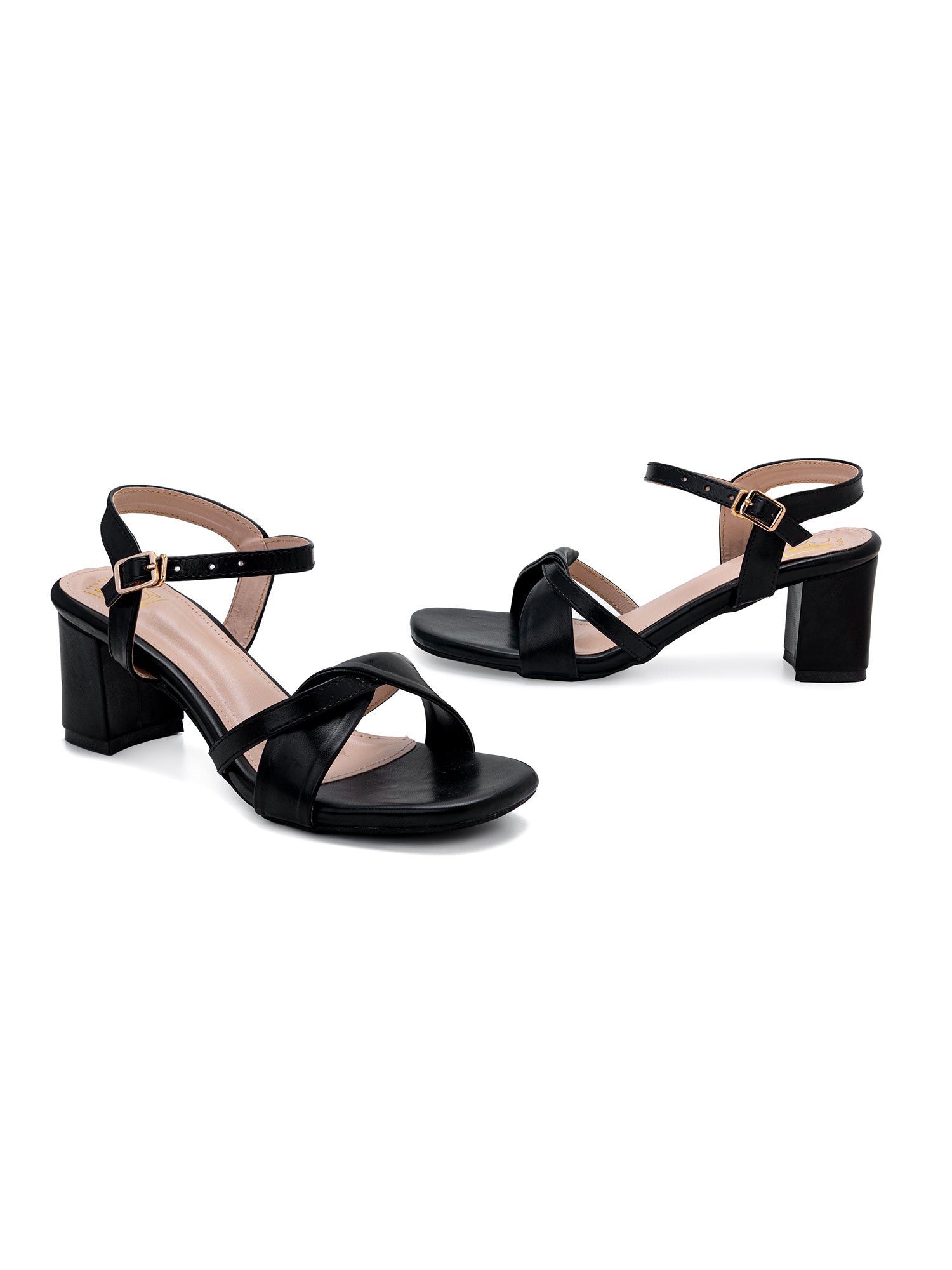 Vegan block heels for ajustable shoes | Tanya Heath Paris