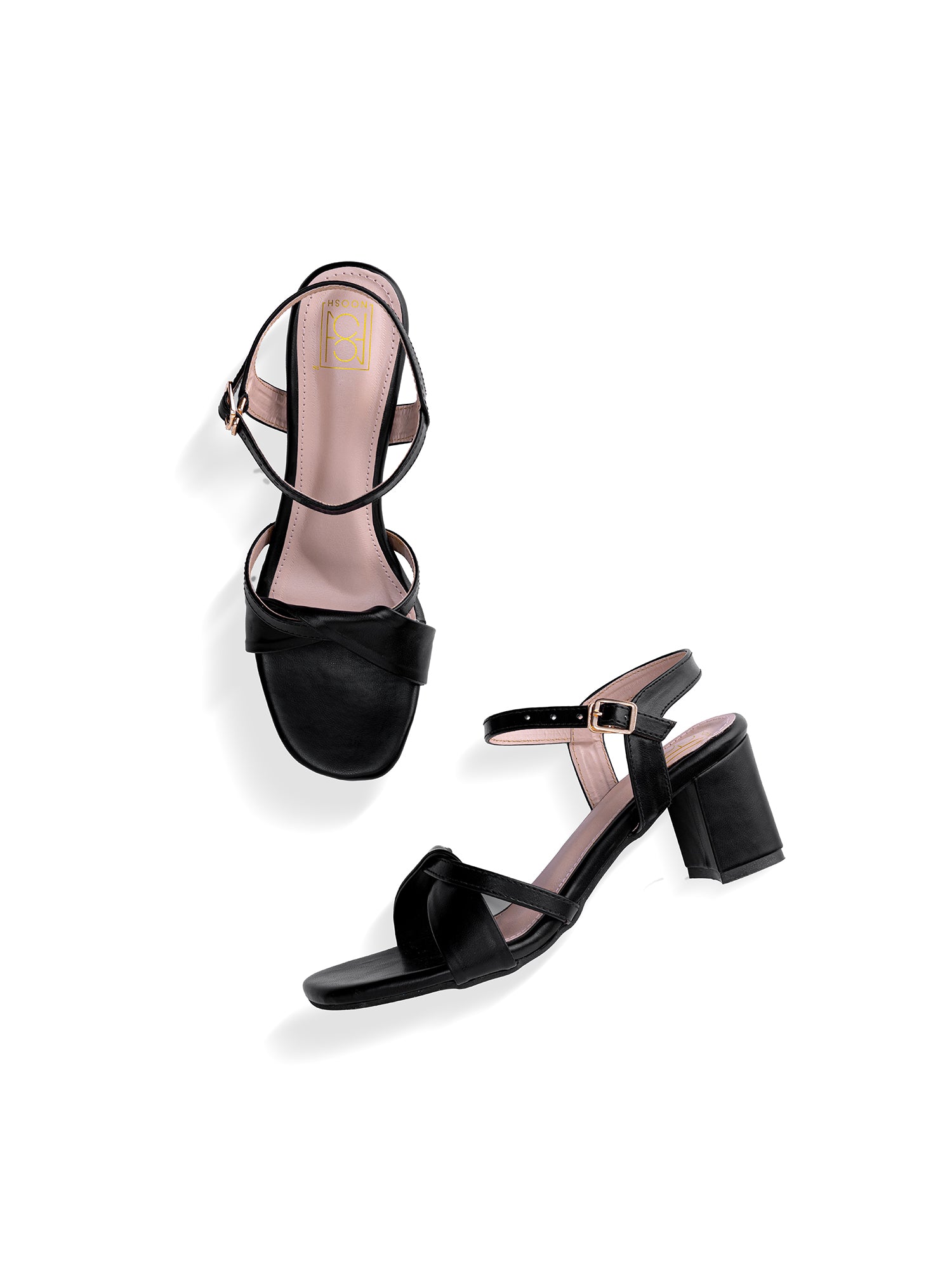 Block Heel Party Wear Women Black Heels Sandal at Rs 339/pair in Dehradun |  ID: 23163540088