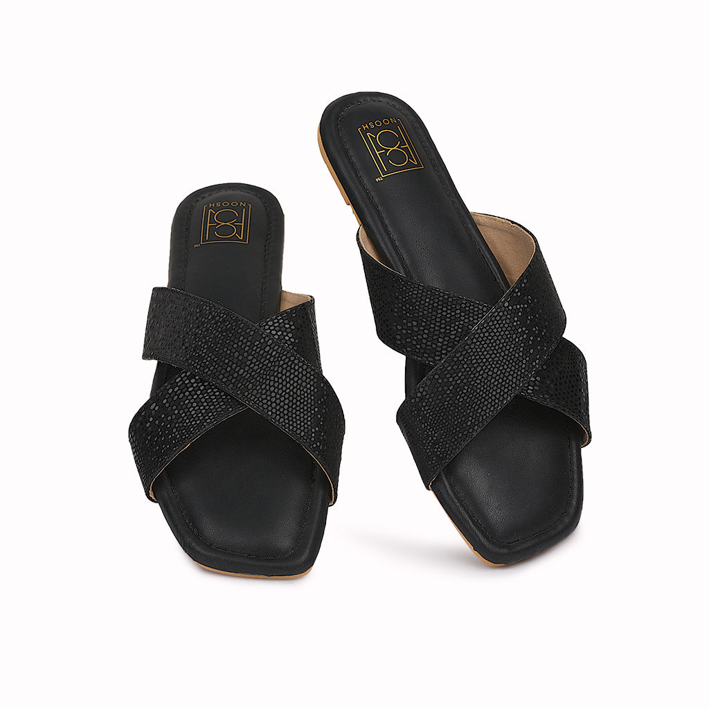 Dew Criss Cross Slippers
