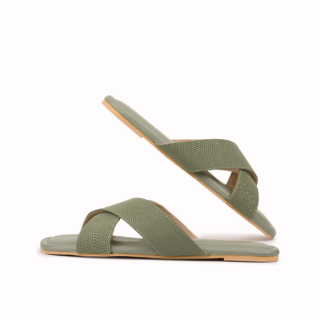 Loft criss cross 2025 slippers