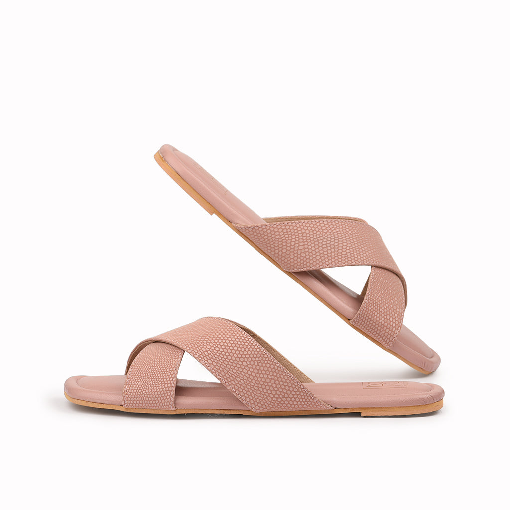 Ladies criss cross hotsell slippers