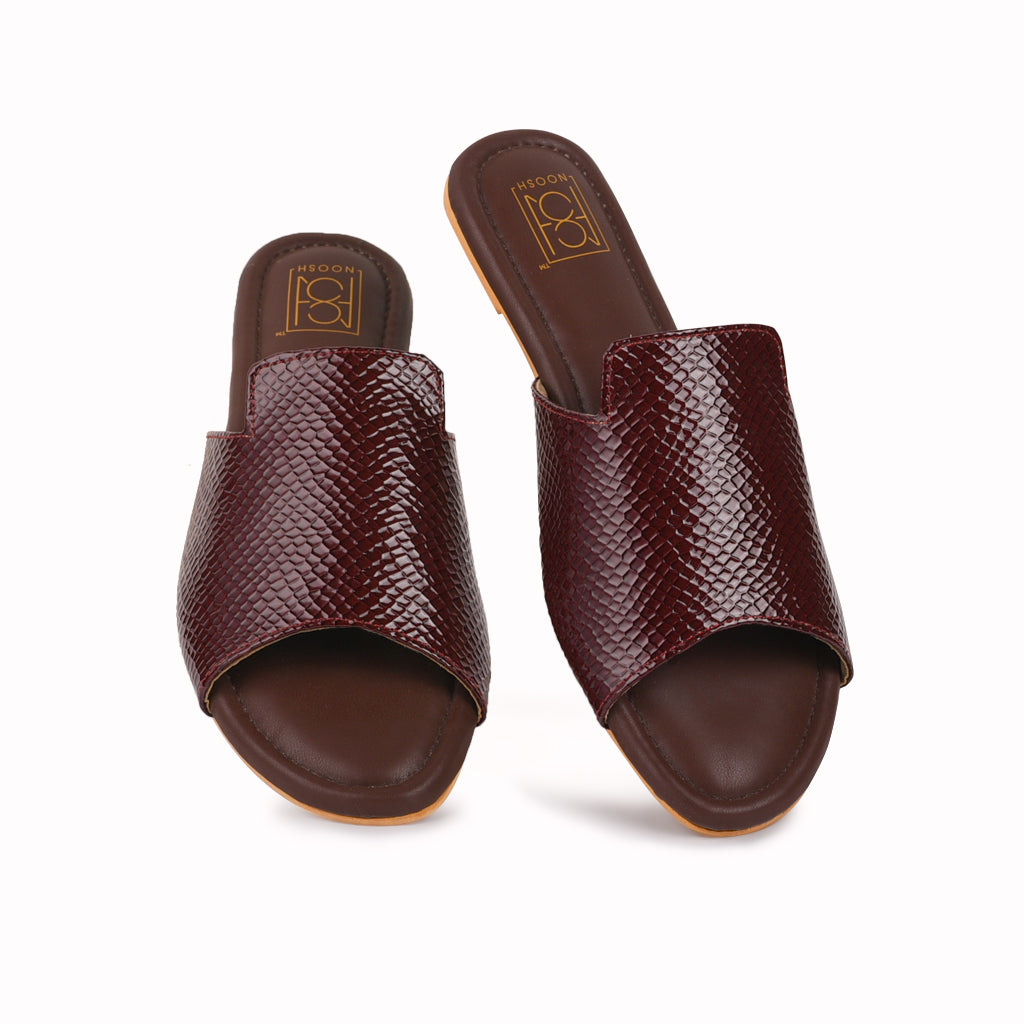 Peep toe on sale slides