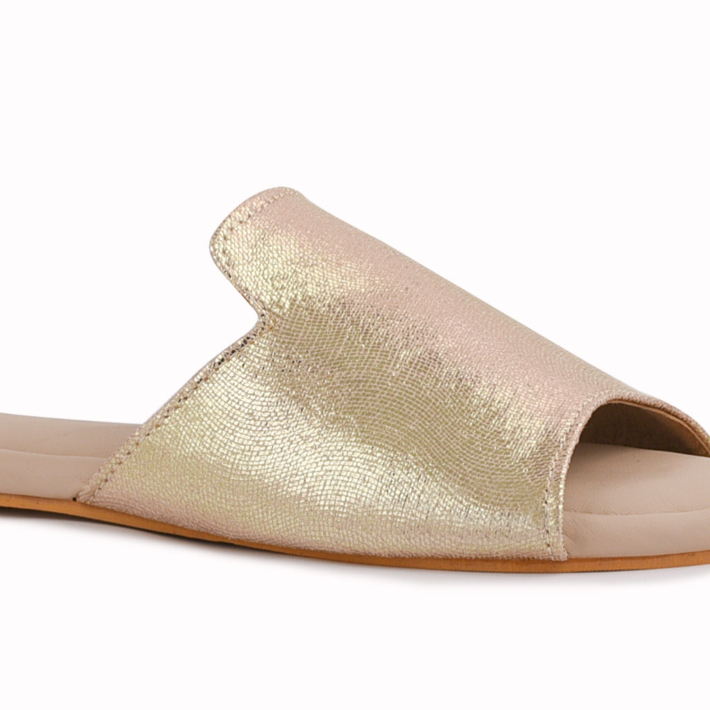 Sheen Peep Toe Slides