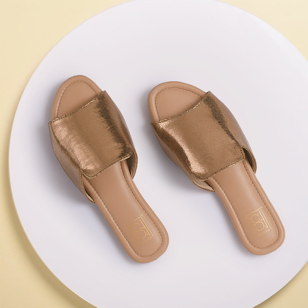 Peep toe 2025 slides