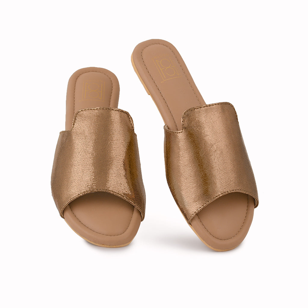 Peep store toe slides