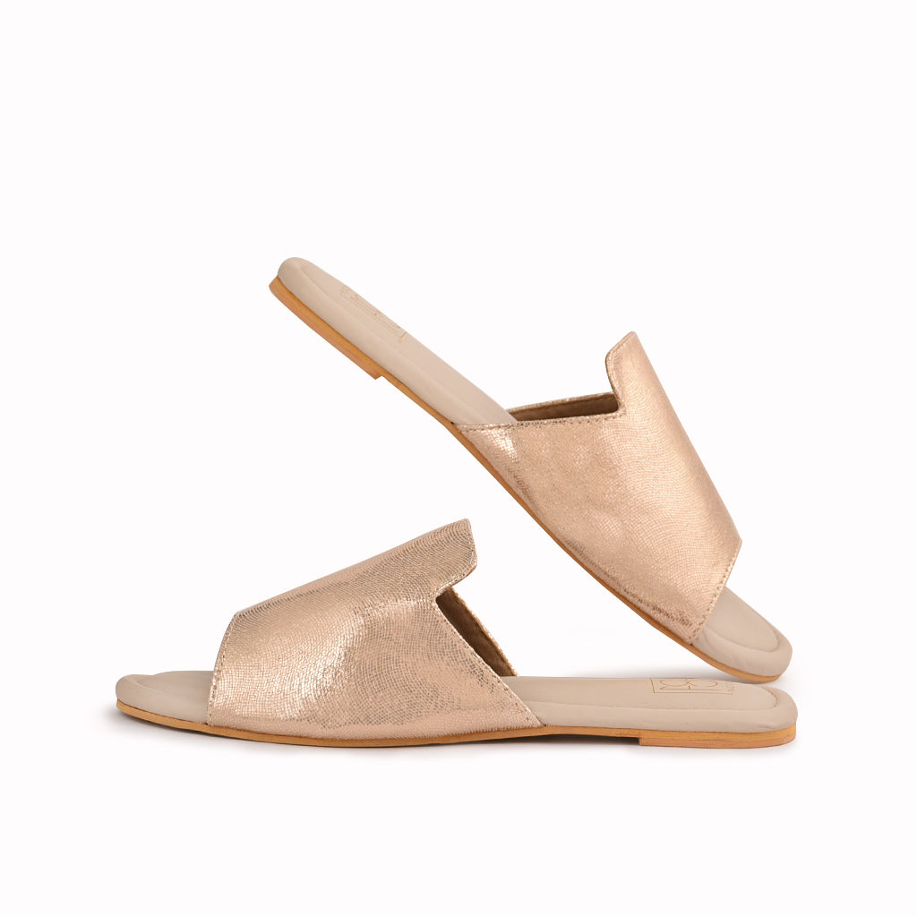 Peep toe slide hotsell sandals